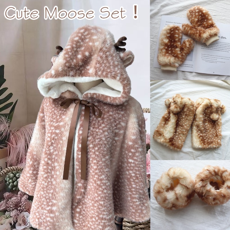 Winter Clothing Pk - Winter Dames Japanse Pluche Leuke Gedrukte