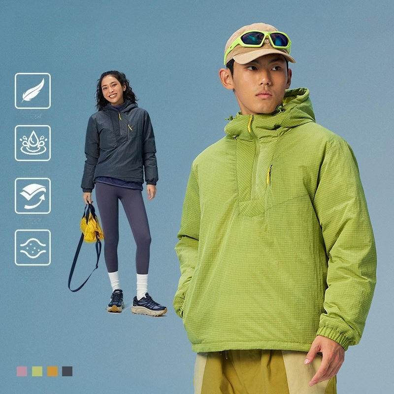 Winter Clothing Hiking - Unisex 90% witte eendendons trui –