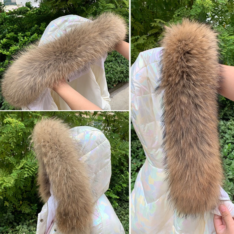 Winter Clothing Pk - Echte Bontkraag Voor Jas Parkas Vrouwen