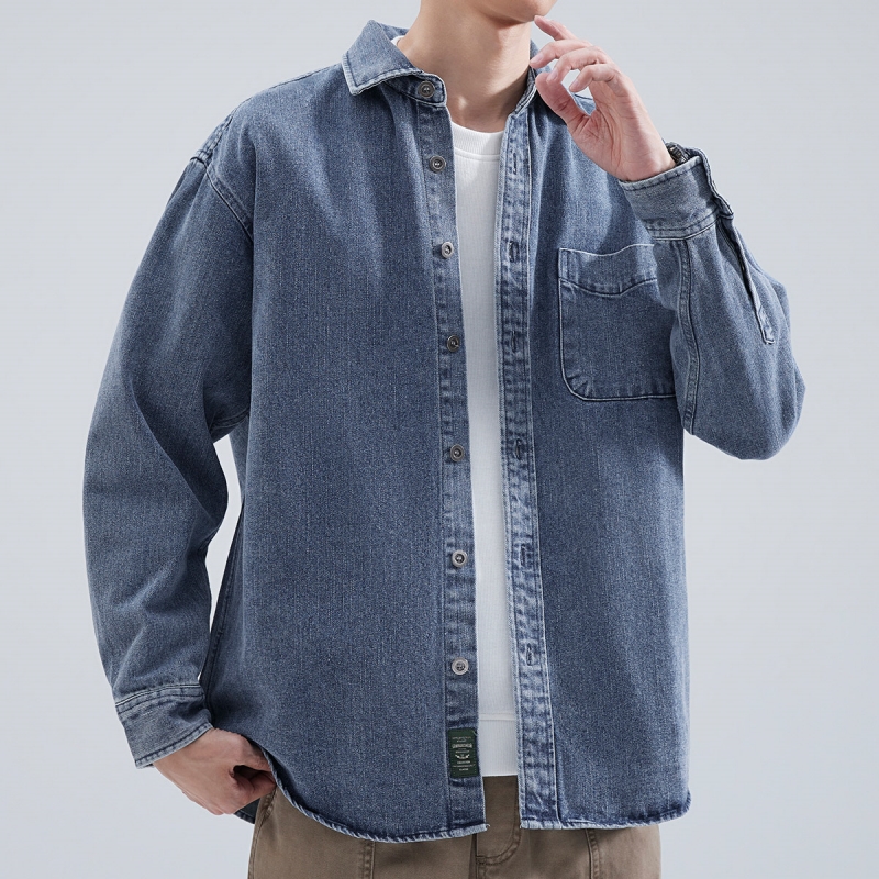 Denim overhemd heren met lange - Winter Clothing Pk recensie en prijs
