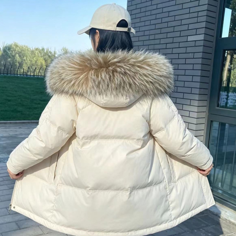 Wasbeer bontkragen voor damesj - Winter Clothing Pk recensie en prijs