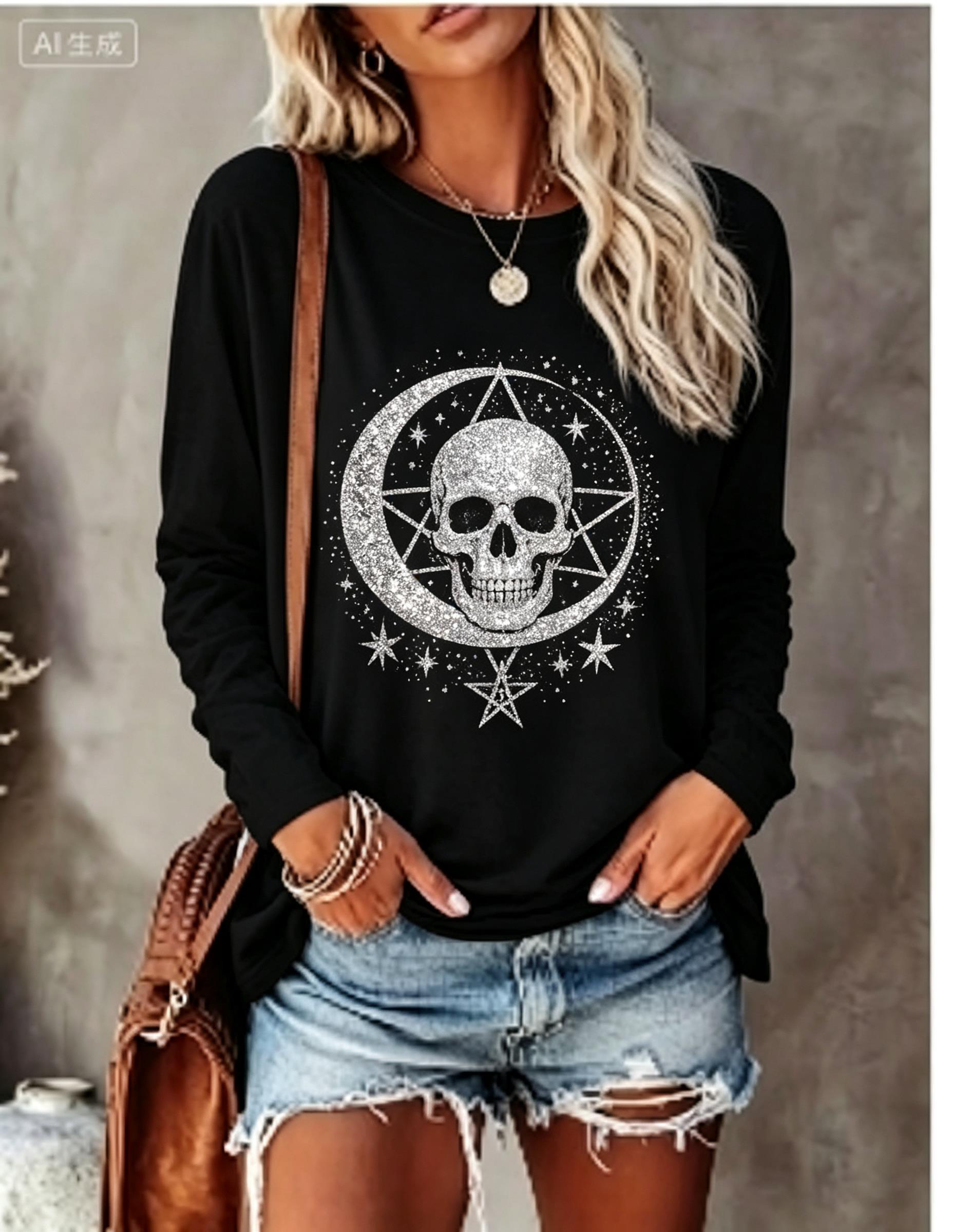 Dames T-shirt met lange mouwen - Winter Clothing For Women recensie en prijs