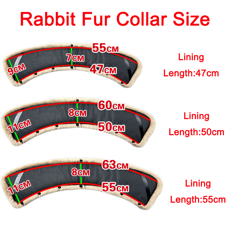 100% Rex konijnenbontkraag her - Winter Clothing Pk recensie en prijs