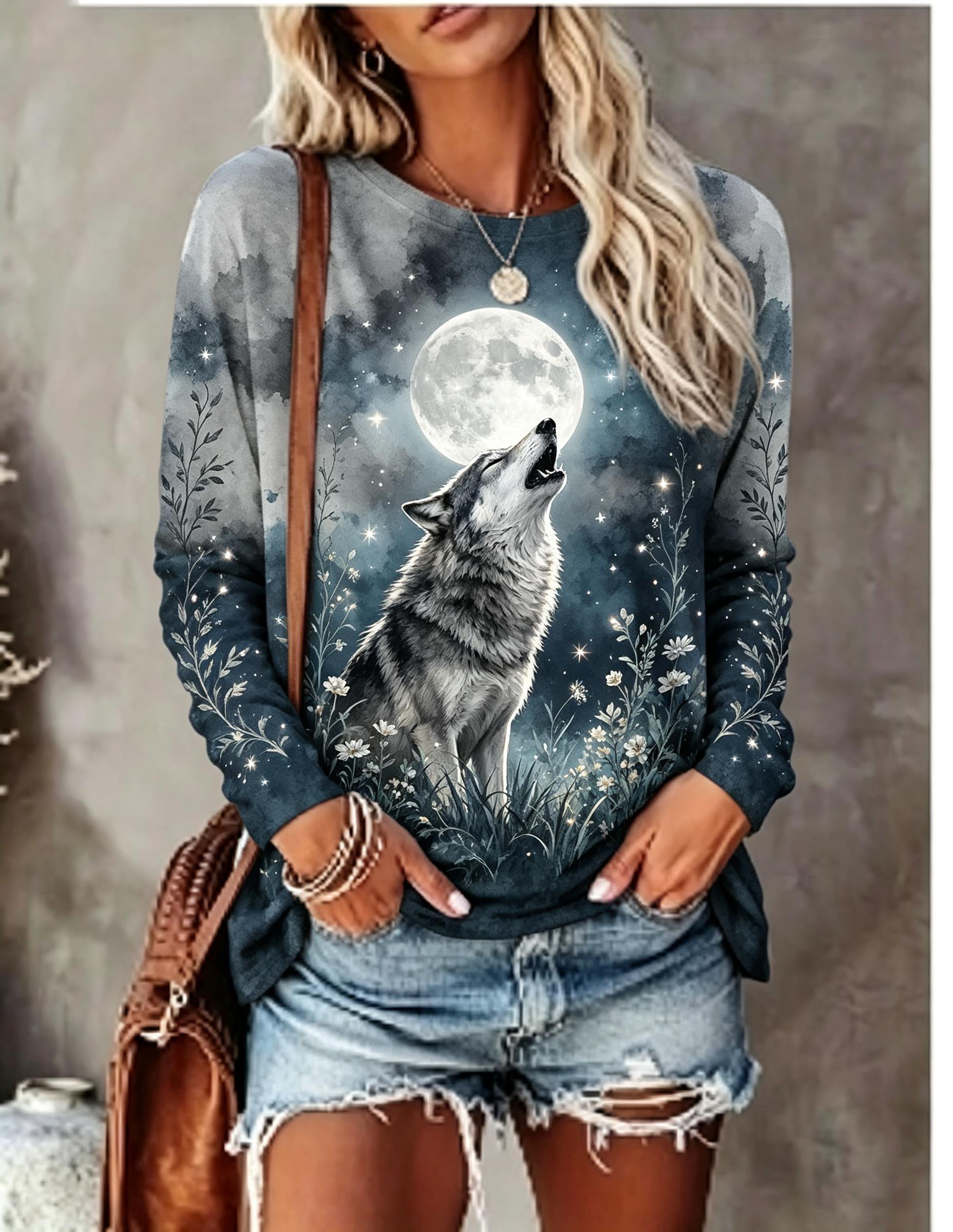 Dames T-shirt met lange mouwen - Winter Clothing For Women recensie en prijs